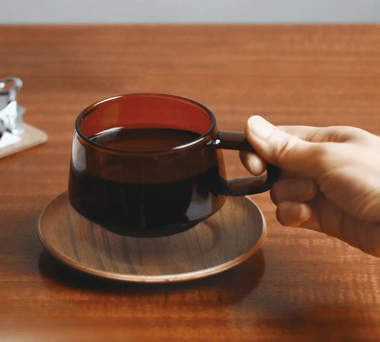 Tasse + Sous Tasses - KINTO - 27 Cl Ambre 5 Tasse + Sous Tasses - KINTO - 27 Cl Ambre – Image 3