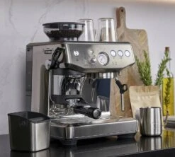 Machine Expresso SAGE Barista Express Impress SES876BSS4EEU1 Inox -Delonghial Magasin sage barista impress inox 6