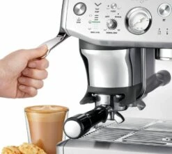 Machine Expresso SAGE Barista Express Impress SES876DBL4EEU1 Bleu Prune -Delonghial Magasin sage express impress mood 1