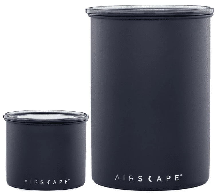 Lot 2 Boîtes Conservatrices Noir Mat Avec Vide D'air 500g Et 250g - Airscape 3 Lot 2 Boîtes Conservatrices Noir Mat Avec Vide D'air 500g Et 250g - Airscape
