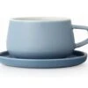Mug Et Sous Tasse En Porcelaine - Hazy Blue - 30 Cl - Viva Scandinavia -Delonghial Magasin scandinavia mug bleu 30cl