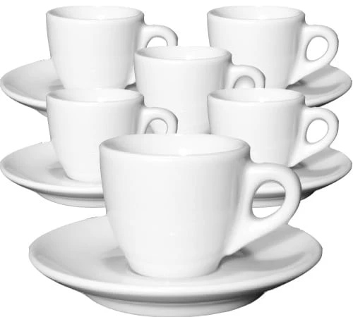 6 Tasses Expresso Et Sous-tasses Porcelaine 5,5 Cl Palermo - Ancap 3 6 Tasses Expresso Et Sous-tasses Porcelaine 5,5 Cl Palermo - Ancap