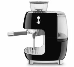 Machine Expresso SMEG EGF03BLEU Noire Années 50 Avec Moulin Intégré -Delonghial Magasin smeg egf03 noire 2