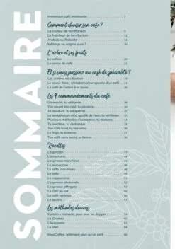 Livre "Les Secrets Du Café" - MAXICOFFEE 10 Livre "Les Secrets Du Café" - MAXICOFFEE -Delonghial Magasin sommaire livre