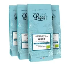 Café Moulu Bio : Mexique - Sueño - Décaféiné à L'eau - 4x250g - Cafés Lugat