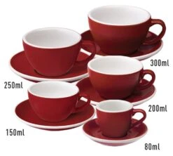 Tasses - LOVERAMICS - Espresso Et Sous-tasses Egg Denim 8cl X6 -Delonghial Magasin taille egg 2