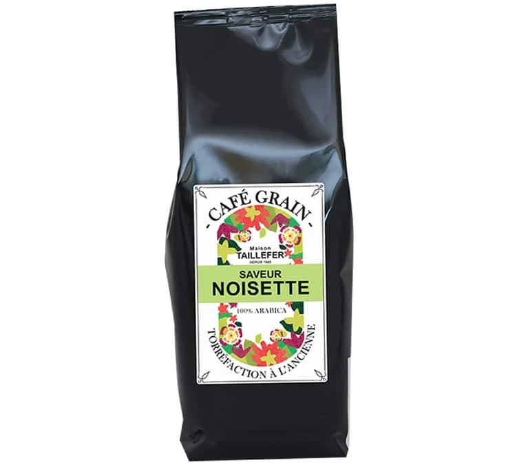 Café En Grains Aromatisé Noisette - Maison Taillefer - 1kg 3 Café En Grains Aromatisé Noisette - Maison Taillefer - 1kg