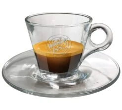 Caffè Vergnano Tasses - CAFFE VERGNANO - Tasses Et Sous-tasses En Verre 5cl X6 5 Caffè Vergnano Tasses - CAFFE VERGNANO - Tasses Et Sous-tasses En Verre 5cl X6 -Delonghial Magasin tasse cafvergano