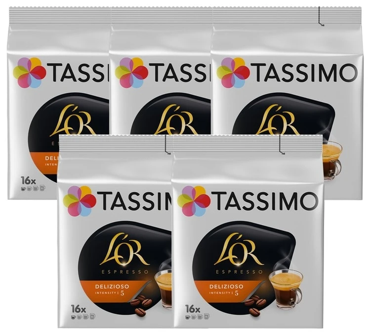 Pack 80 Dosettes L'Or Espresso Delizioso - TASSIMO 3 Pack 80 Dosettes L'Or Espresso Delizioso - TASSIMO
