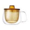 Mug Unimug + Infuseur à Thé Jaune - 35cl - KINTO -Delonghial Magasin unimug jaune