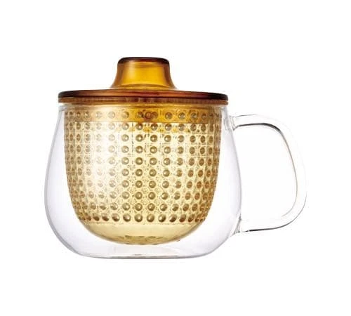 Mug Unimug + Infuseur à Thé Jaune - 35cl - KINTO 3 Mug Unimug + Infuseur à Thé Jaune - 35cl - KINTO